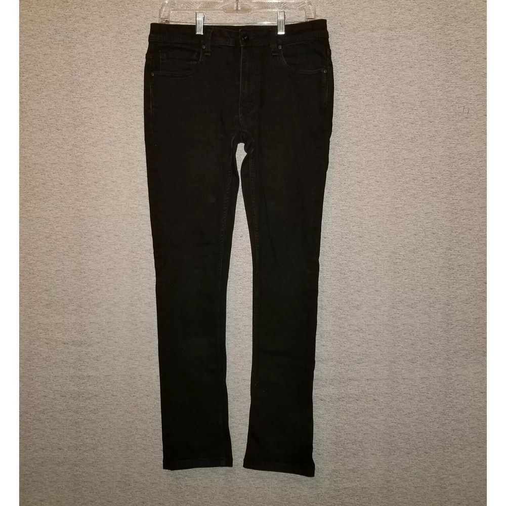The Perfect Jeans NYC Men's 31x32 Black Slim Skinny Fit Stretch Denim Pants